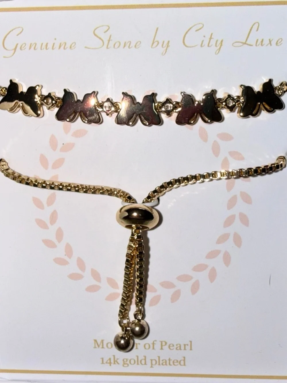 Kohl's Gold Butterfly Bracelet - Shiny Gold Tone